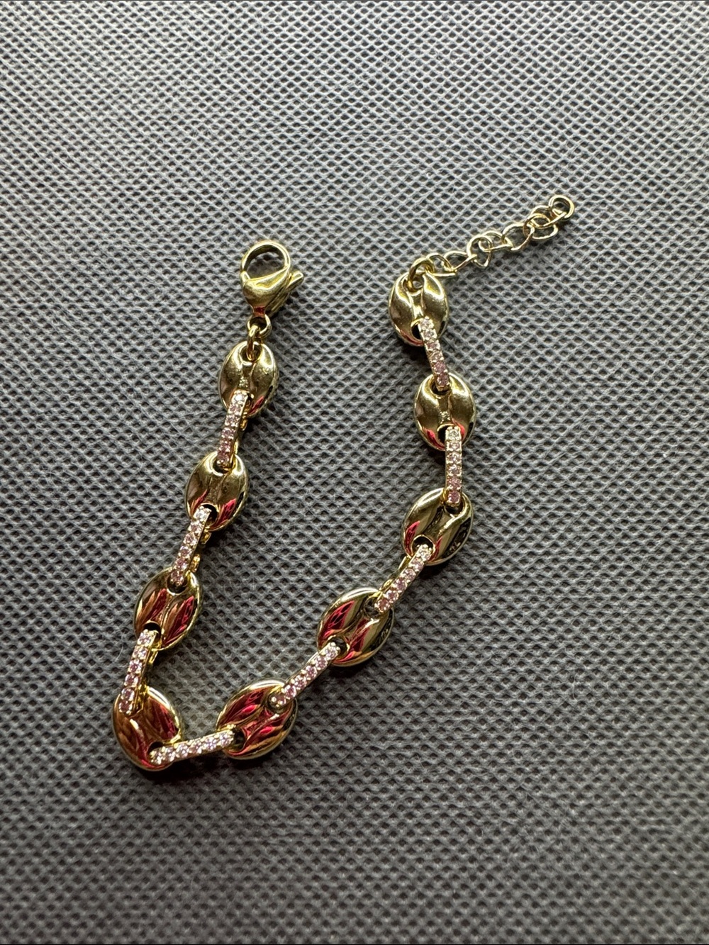 Gold Link Oval Bracelet - Women Jewelry